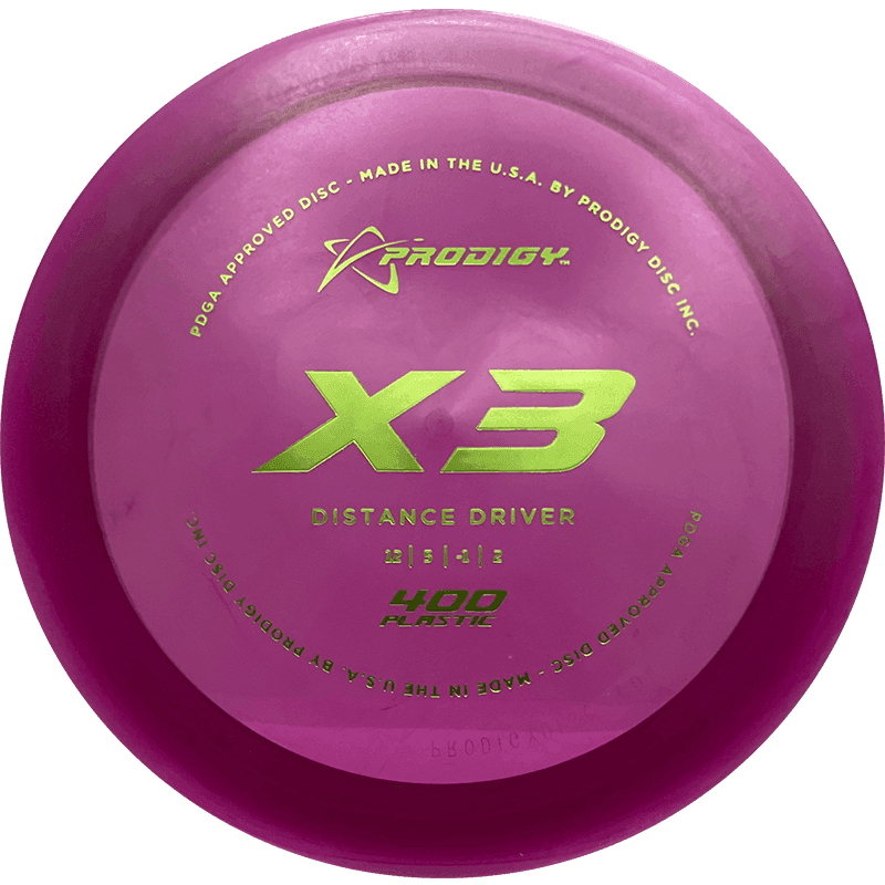 Prodigy Disc X3 - 400 / 174g - Red Wine (Green Gold)