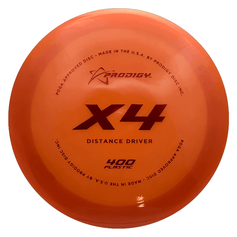 Prodigy Disc X4 - 400 / 172g - Orange (Red Foil)
