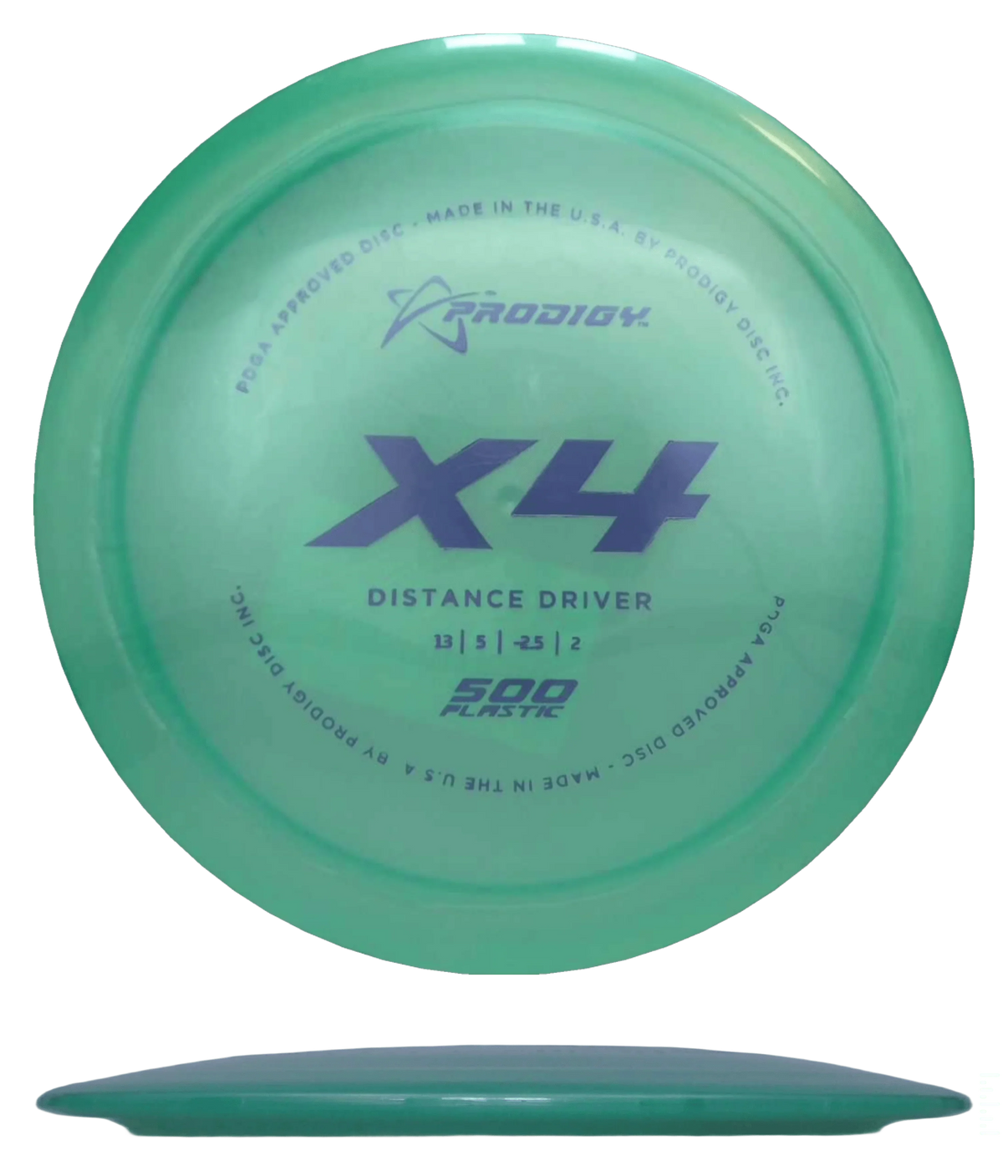 Prodigy Disc X4 - 500 / 171g - Mint (Lavender) - Skyline Disc Golf