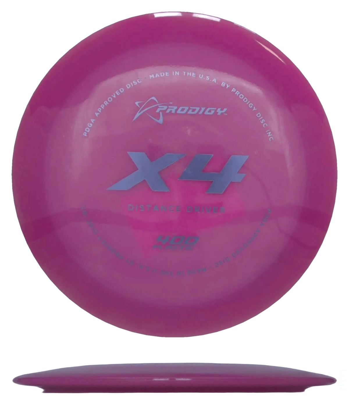 Prodigy Disc X4 - 400 / 173g - Pink (Lavender) *013* - Skyline Disc Golf