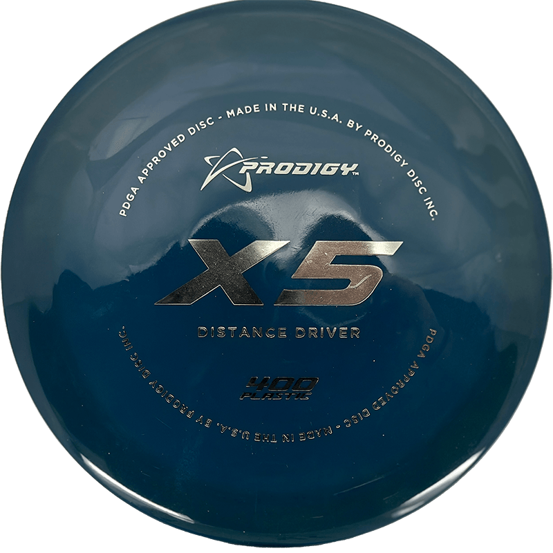 Prodigy Disc X5 Prodigy Disc X5 - 400 / 165g - Navy Blue (Silver) - Skyline Disc Golf