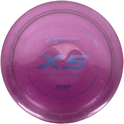 Prodigy Disc X5 Prodigy Disc X5 - 500 / 174g - Pink/Magenta (Lavender) - Skyline Disc Golf