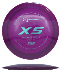 Prodigy Disc X5 - 750 / 172g - Red Wine (Sky Blue Foil) - Skyline Disc Golf
