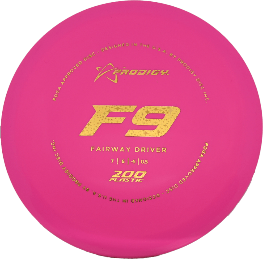 Prodigy Disc F9 Prodigy Disc F9 - 200 / 160g - Pink (Gold Glitter) - Skyline Disc Golf