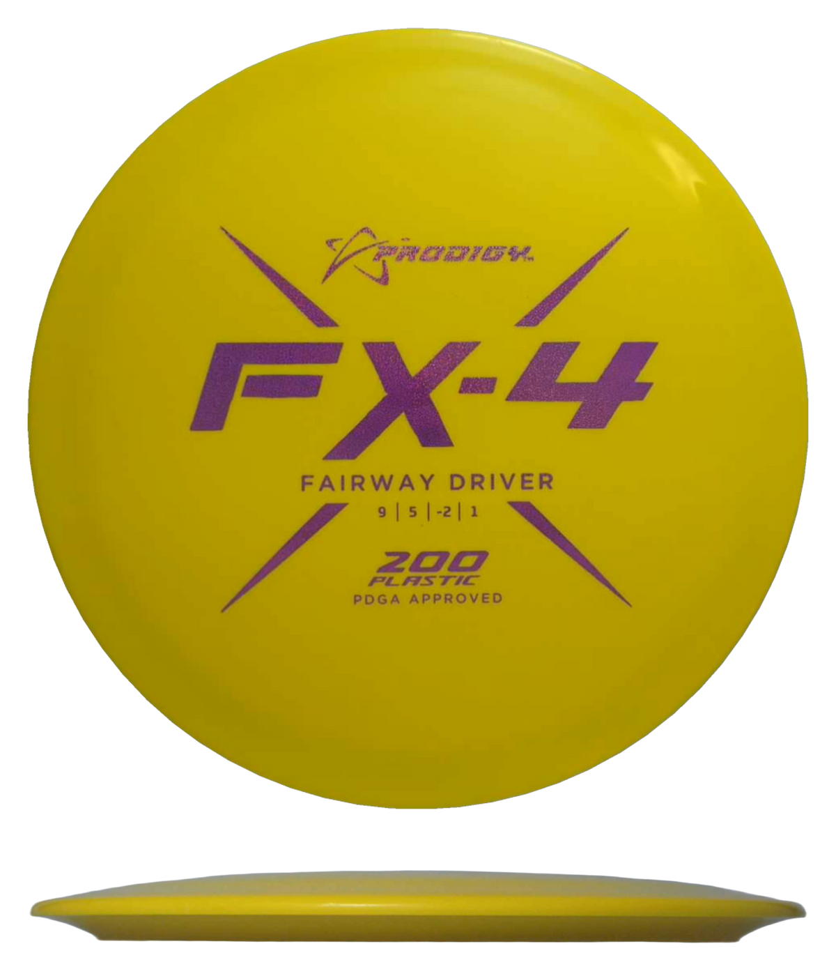 Prodigy FX-4 - 200 / 173g - Goldenrod (Magenta Glitter) - Skyline Disc Golf