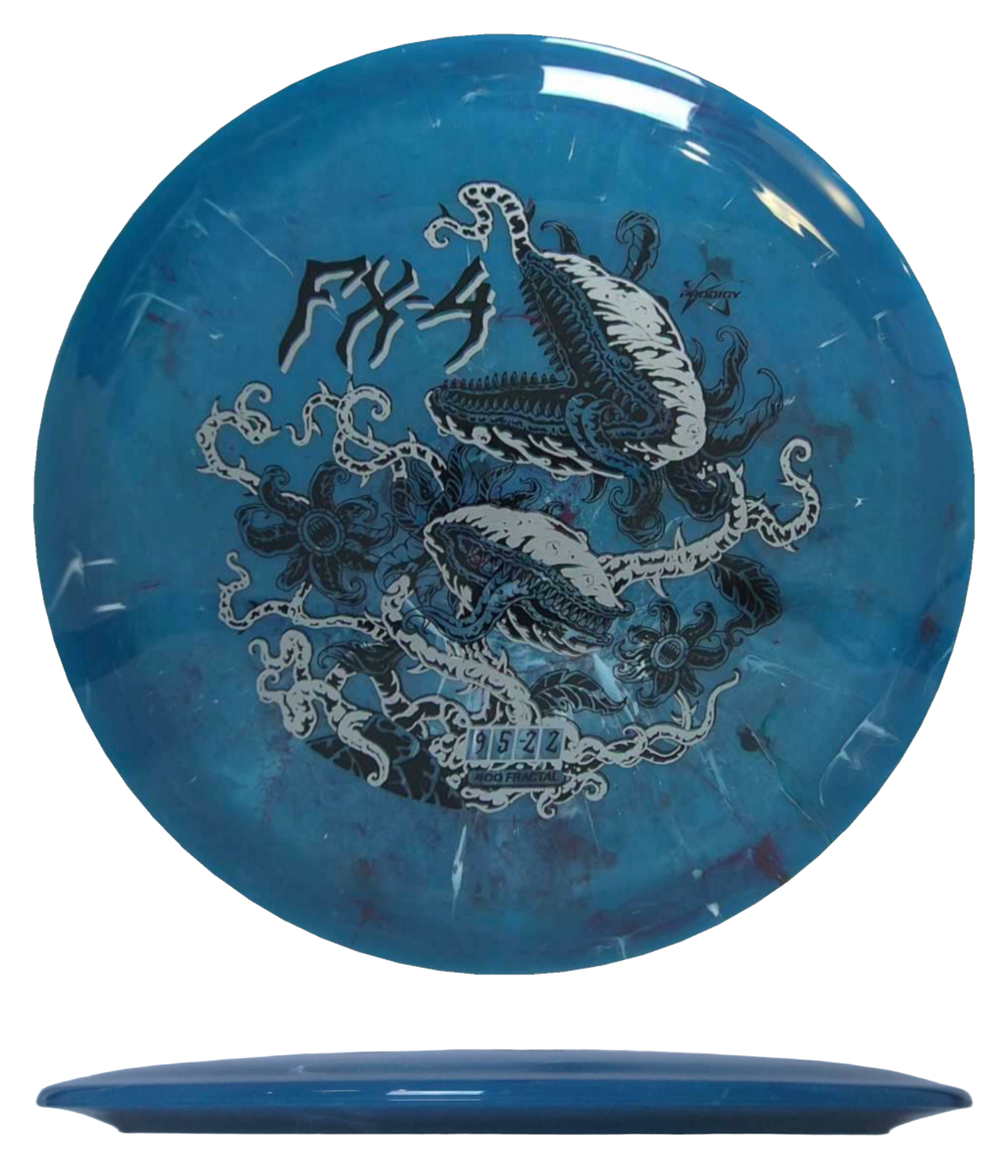 Prodigy FX-4 - 400 Fractal / 175g - Blue (Black/Silver) - Skyline Disc Golf