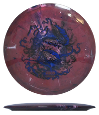 Prodigy FX-4 - 400 Fractal / 174g - Crimson (Black/Blue) - Skyline Disc Golf