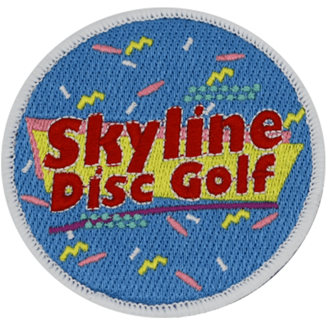 Skyline Disc Golf Patch - 90s Logo - Skyline Disc Golf