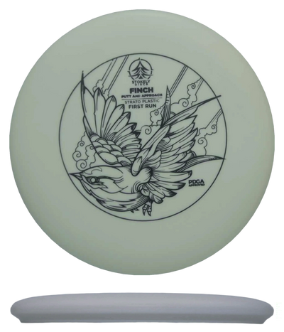 Stokely Finch - Strato - First Run / 166g - White (Black) - Skyline Disc Golf