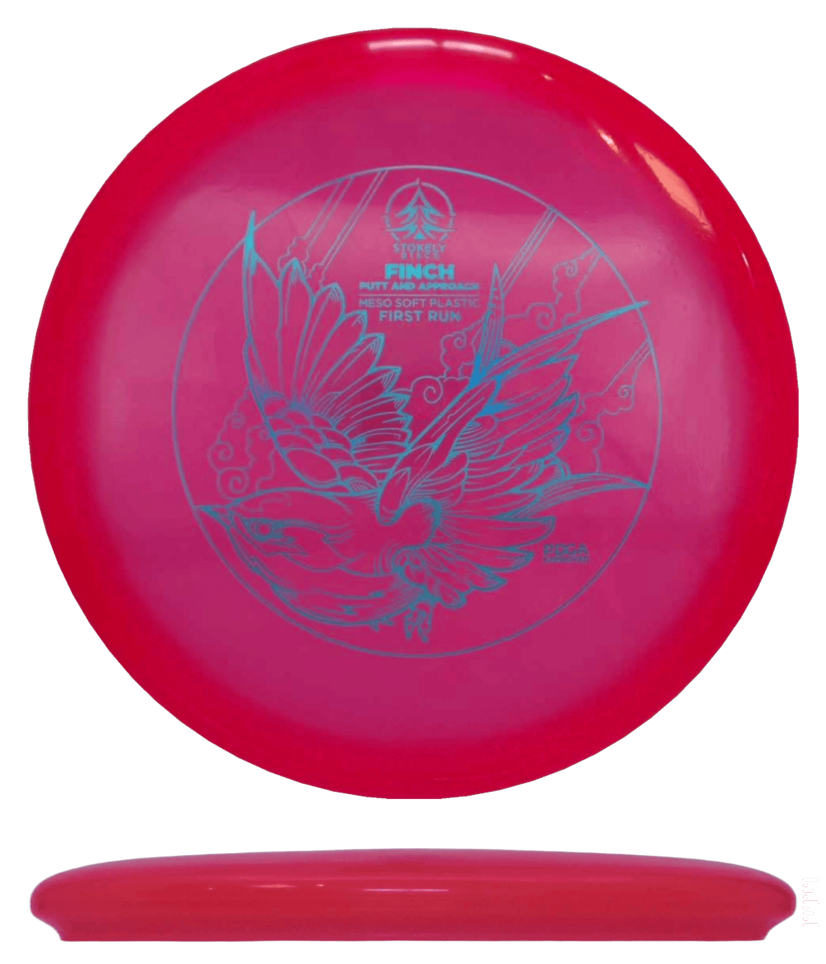 173g - Hot Red (Blue Chrome) Meso Soft - First Run Stokely Finch - Skyline Disc Golf