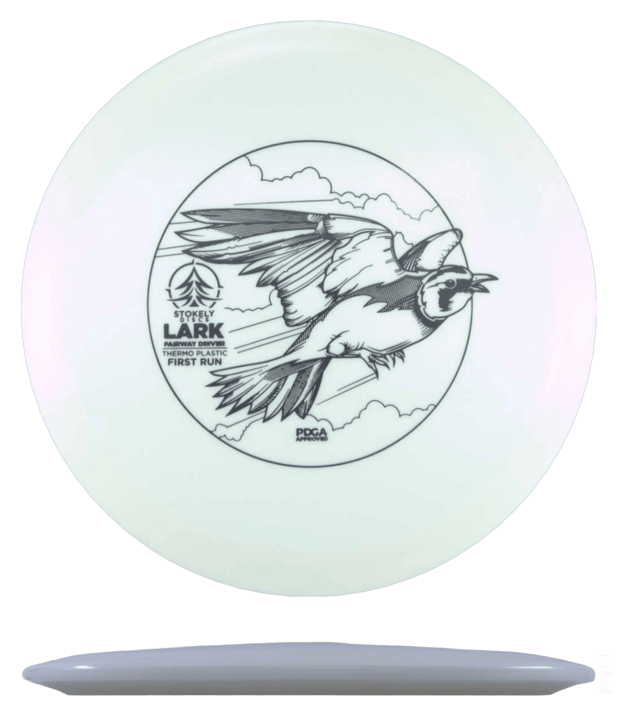 173g - White (Black) Thermo - First Run Stokely Lark - Skyline Disc Golf