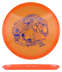 175g - Orange (Blue Shatter) Meso Stokely Owl - Skyline Disc Golf