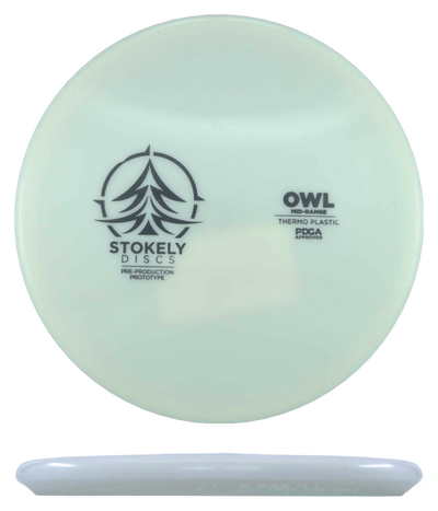 Stokely Owl - Thermo - Proto / 176g - White (Black) - Skyline Disc Golf