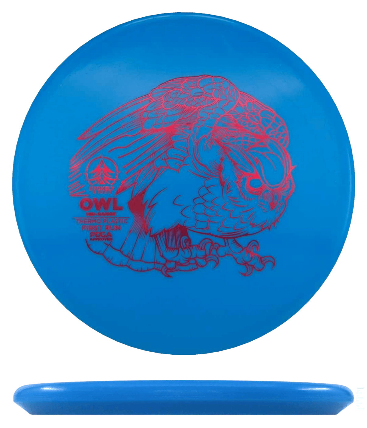 173g - Blue (Red Foil) Thermo - First Run Stokely Owl - Skyline Disc Golf