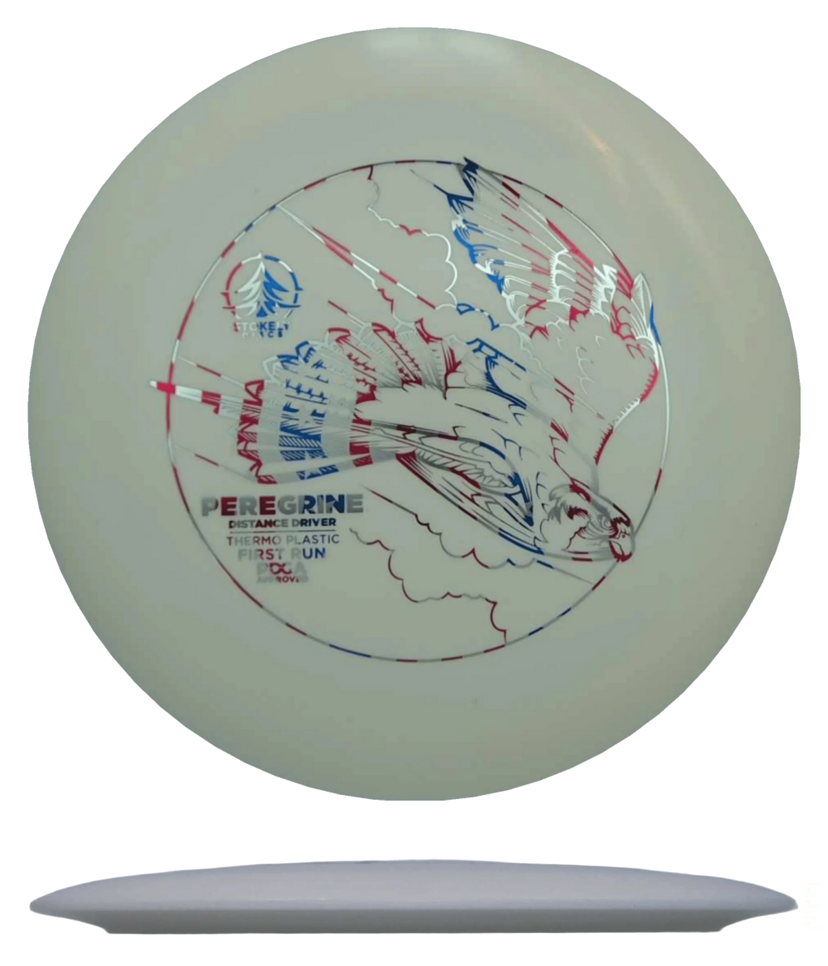 Stokely Peregrine - Thermo - First Run / 173g - White (Flag Foil) - Skyline Disc Golf