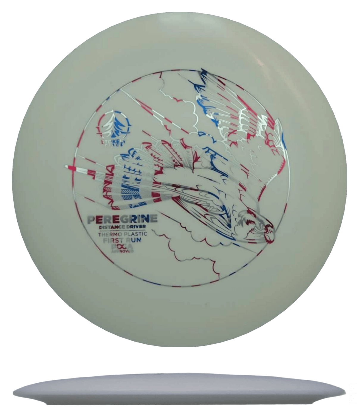 173g - White (Flag Foil) Thermo - First Run Stokely Peregrine - Skyline Disc Golf
