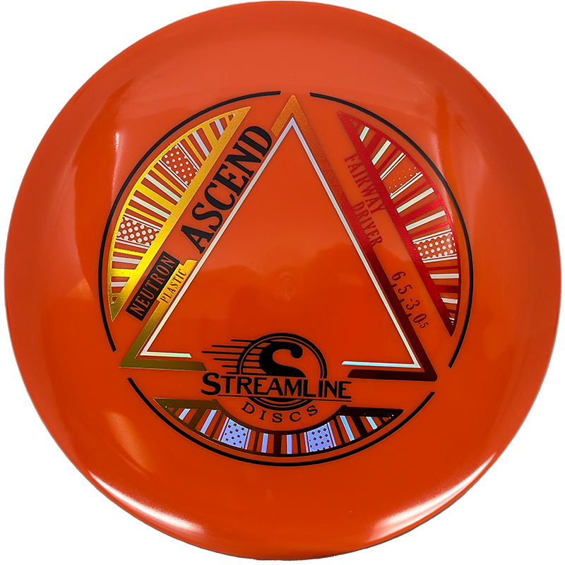 Streamline Ascend Streamline Ascend - Neutron / 168g - Red Orange (Orange/Red Foil) - Skyline Disc Golf