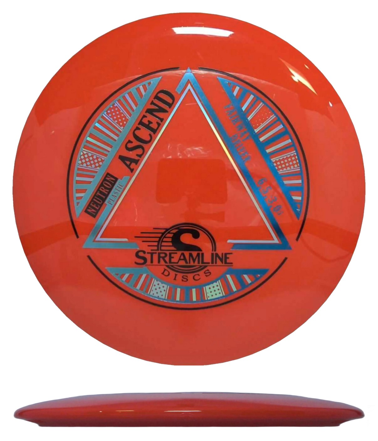 Streamline Ascend - Neutron / 167g - Red Orange (Blues Foil) - Skyline Disc Golf