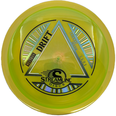 Streamline Drift Streamline Drift - Neutron / 168g - Yellow Green Swirl (Yellow Green/Light Blue Foil) - Skyline Disc Golf