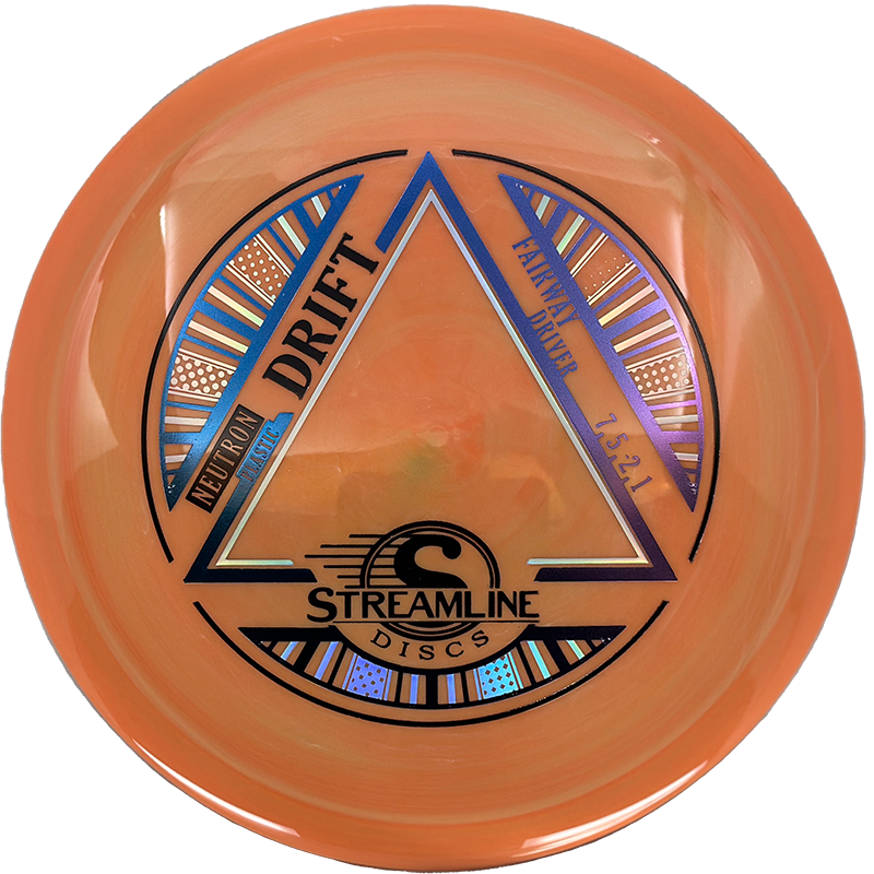 Streamline Drift Streamline Drift - Neutron / 173g - Orange Swirl (Blue/Purple Foil) - Skyline Disc Golf