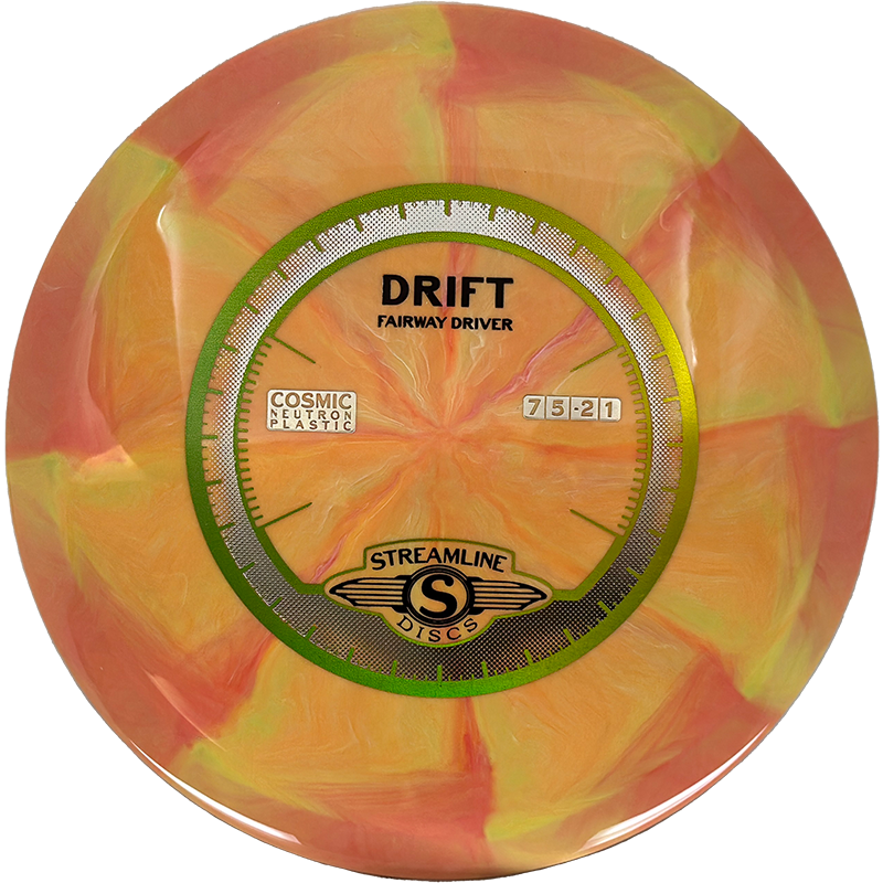 Streamline Drift Streamline Drift - Cosmic Neutron / 173g - Strawberry/Banana Burst (Green/Yellow Foil) - Skyline Disc Golf