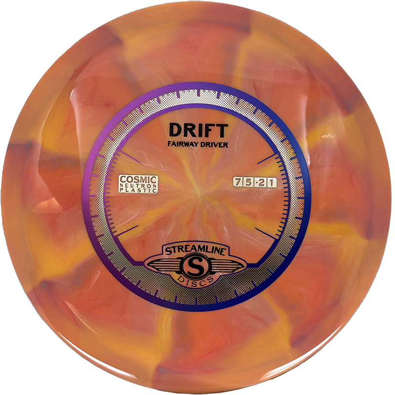 Streamline Drift Streamline Drift - Cosmic Neutron / 173g - Melon/Orange Burst (Purple/Blue Foil) - Skyline Disc Golf