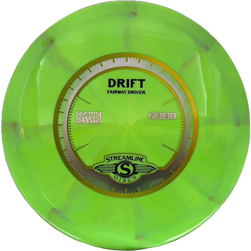 Streamline Drift Streamline Drift - Cosmic Neutron / 168g - Lime Burst (Yellow Green/Yellow Foil) - Skyline Disc Golf