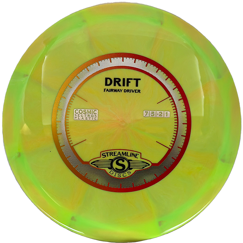 Streamline Drift Streamline Drift - Cosmic Neutron / 168g - Chartreuse/Orange Burst (Orange/Red Foil) - Skyline Disc Golf