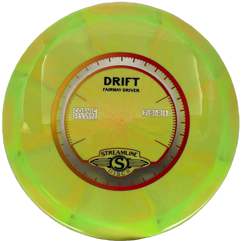 Streamline Drift Streamline Drift - Cosmic Neutron / 168g - Chartreuse/Orange Burst (Orange/Red Foil) - Skyline Disc Golf