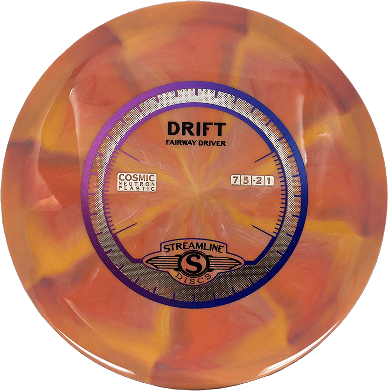 Streamline Drift Streamline Drift - Cosmic Neutron / 173g - Melon/Orange Burst (Purple/Blue Foil) - Skyline Disc Golf