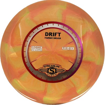 Streamline Drift Streamline Drift - Cosmic Neutron / 174g - Orange/Banana Burst (Red/Magenta Foil) - Skyline Disc Golf