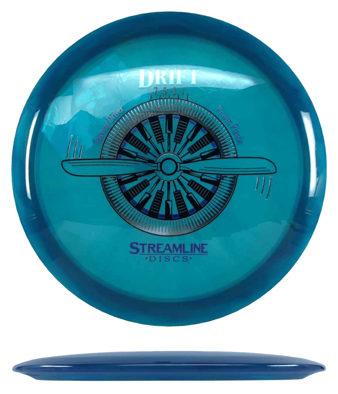 174g - Deep Blue (Blue/Purple) Proton Streamline Drift - Skyline Disc Golf