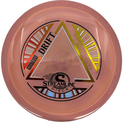 Streamline Drift Streamline Drift - Neutron / 167g - Peach/Clay Swirl (Red/Yellow Foil) - Skyline Disc Golf