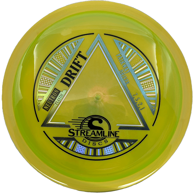 Streamline Drift Streamline Drift - Neutron / 168g - Yellow Green Swirl (Yellow Green/Light Blue Foil) - Skyline Disc Golf