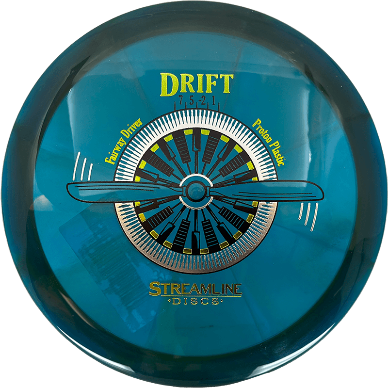 Streamline Drift Streamline Drift - Proton / 175g - Blue Green (Chrome/Yellow) - Skyline Disc Golf