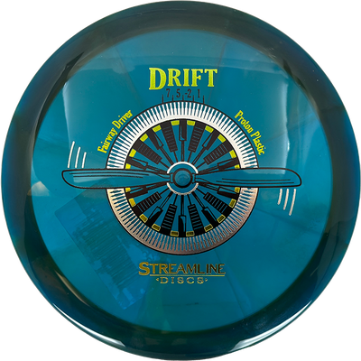 Streamline Drift Streamline Drift - Proton / 175g - Blue Green (Chrome/Yellow) - Skyline Disc Golf