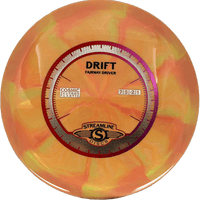174g - Orange/Banana Burst (Red/Magenta Foil) Cosmic Neutron Streamline Drift - Skyline Disc Golf