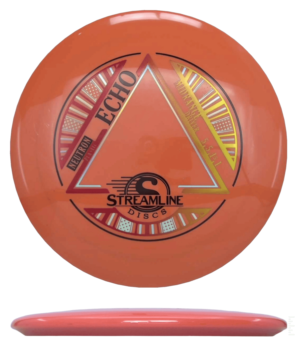 Streamline Echo - Neutron / 177g - Orange (Red/Orange Foil) - Skyline Disc Golf