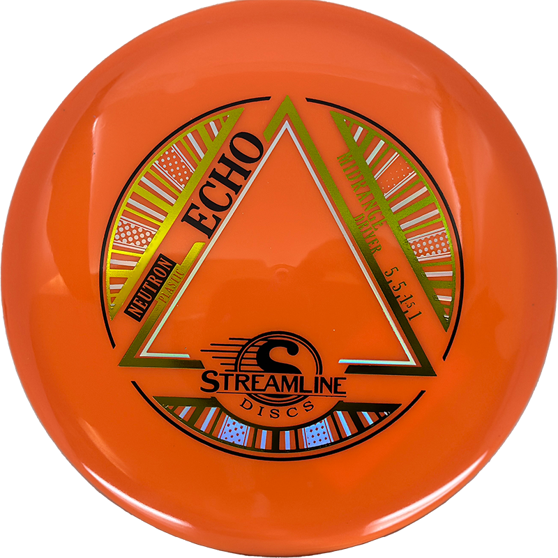 Streamline Echo Streamline Echo - Neutron / 174g - Orange (Yellow/Yellow Green Foil) - Skyline Disc Golf