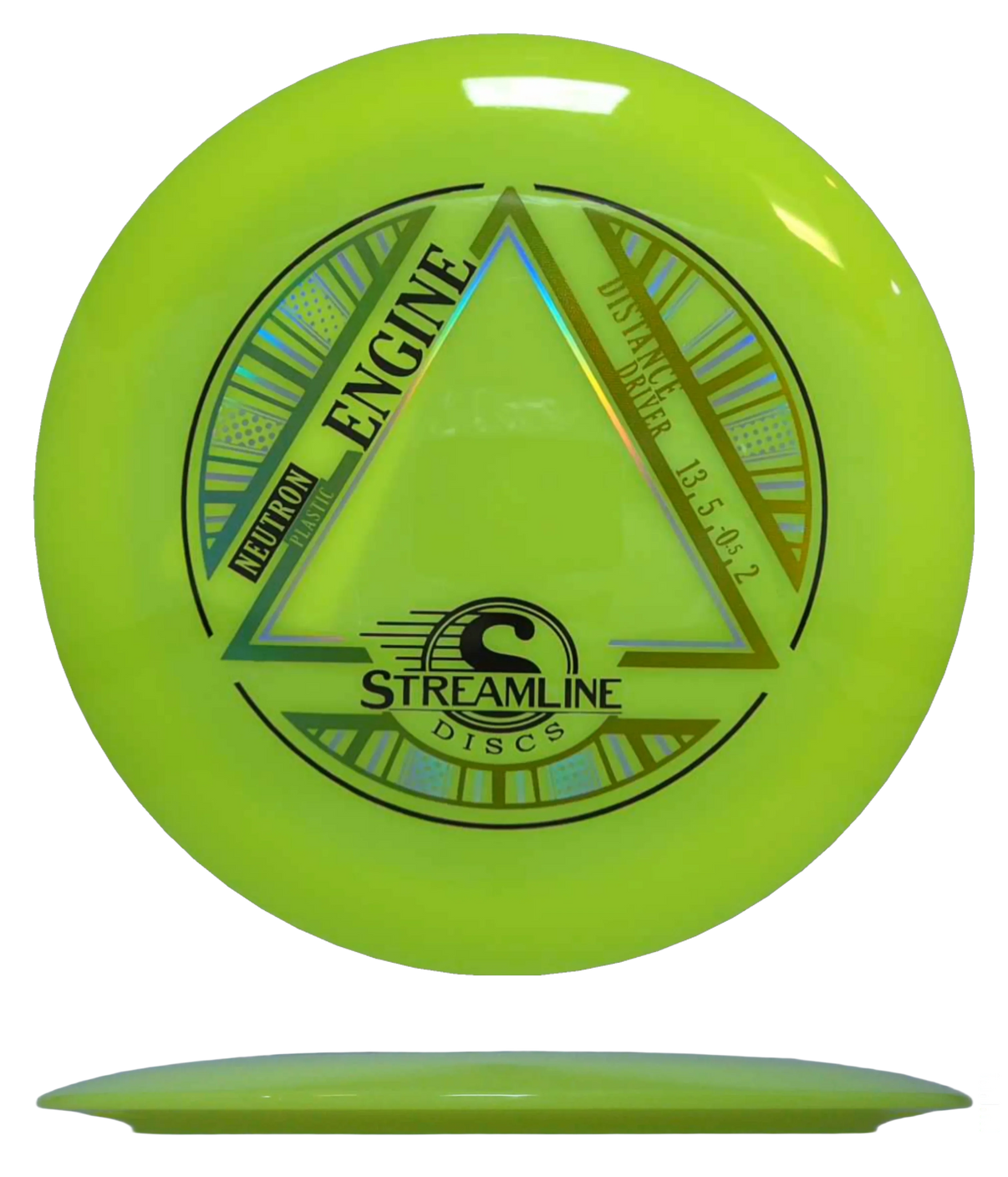 Streamline Engine - Neutron / 173g - Yellow (Green-ish/Yellow Foil) - Skyline Disc Golf