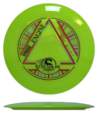 Streamline Engine - Neutron / 167g = Highlighter Yellow (Orange/Red Foil) - Skyline Disc Golf