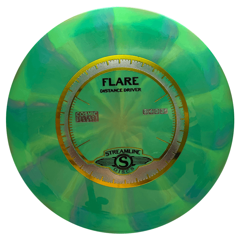 Streamline Flare Streamline Flare - Cosmic Neutron / 168g - Green/Blue Green Burst (Yellow Foil) - Skyline Disc Golf