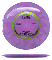 169g - Magenta Burst (Yellow Foil) Cosmic Neutron Streamline Flare - Skyline Disc Golf