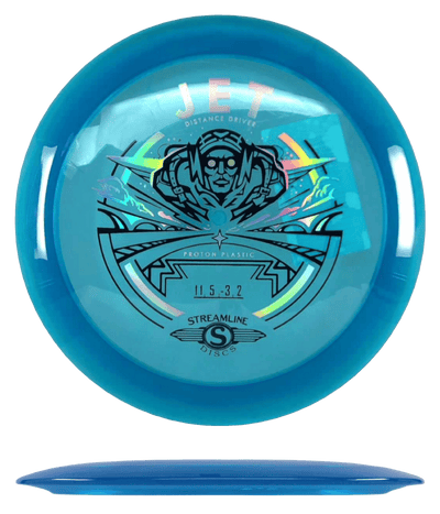 Streamline Jet Streamline Jet - Proton / 166g - Blue (Chrome/Black) *050* - Skyline Disc Golf