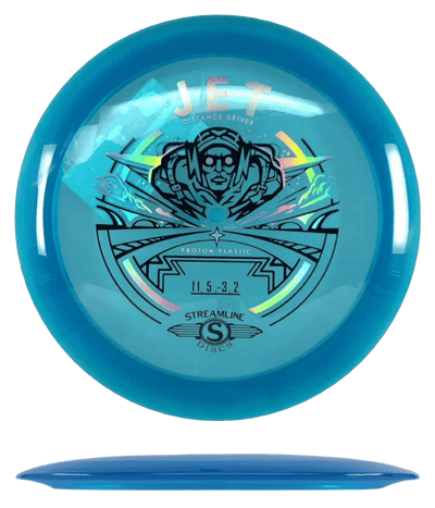 Streamline Jet Streamline Jet - Proton / 166g - Blue (Chrome/Black) *052* - Skyline Disc Golf