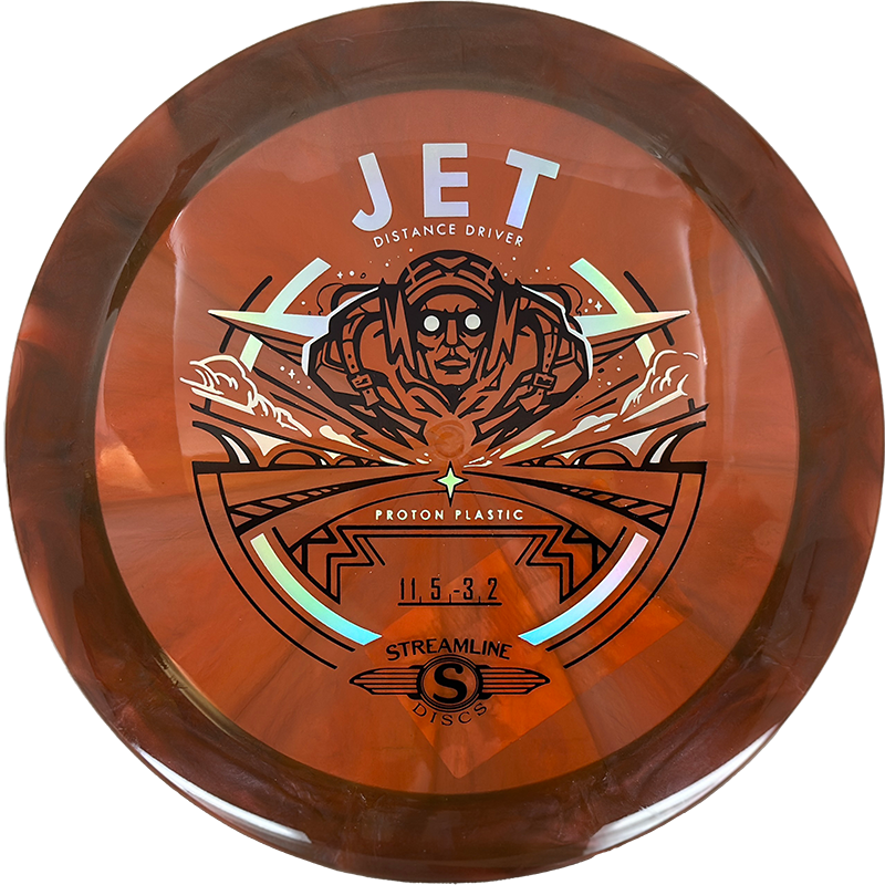 Streamline Jet Streamline Jet - Proton / 172g - Burnt Red Orange (Chrome/Black) - Skyline Disc Golf