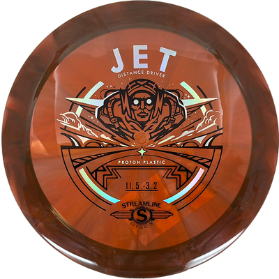 Streamline Jet Streamline Jet - Proton / 172g - Burnt Red Orange (Chrome/Black) - Skyline Disc Golf