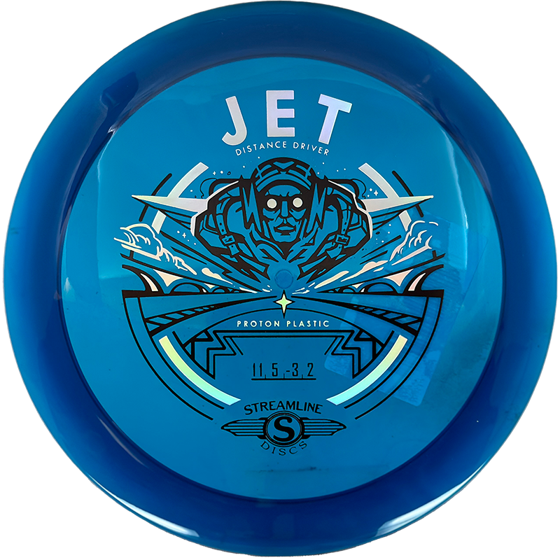 Streamline Jet Streamline Jet - Proton / 169g - Blue (Chrome/Black) - Skyline Disc Golf