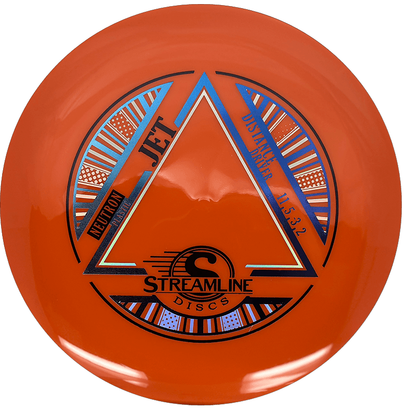 Streamline Jet Streamline Jet - Neutron / 167g - Orange (Light Blue/Blue Foil) - Skyline Disc Golf