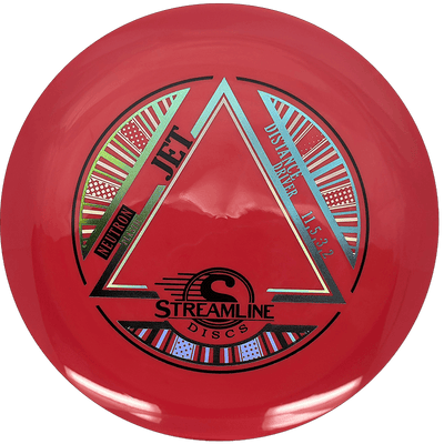 Streamline Jet Streamline Jet - Neutron / 167g - Red (Yellow Green/Light Blue Foil) - Skyline Disc Golf